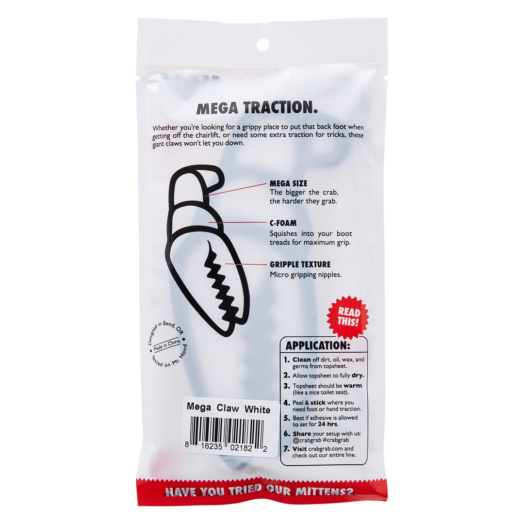 Crab Grab Mega Claw Black White