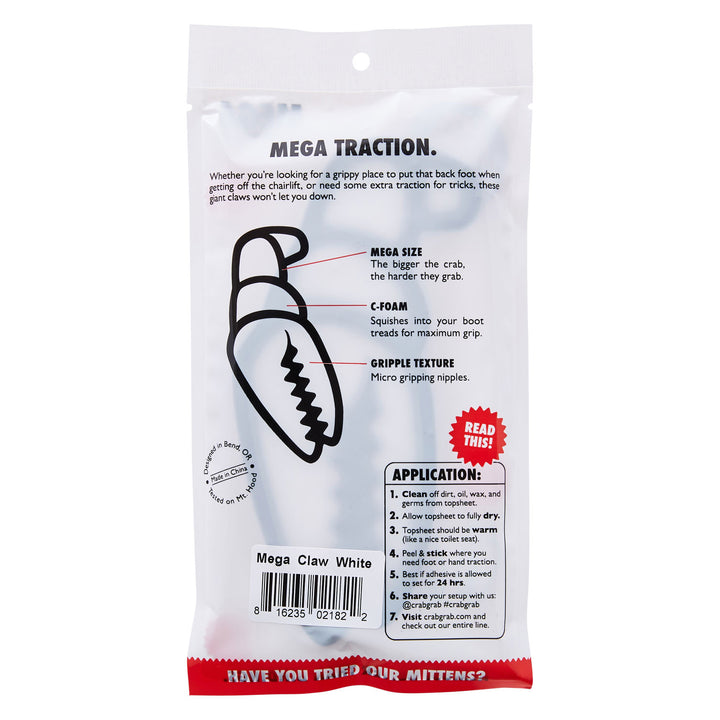 Crab Grab Mega Claw Black White
