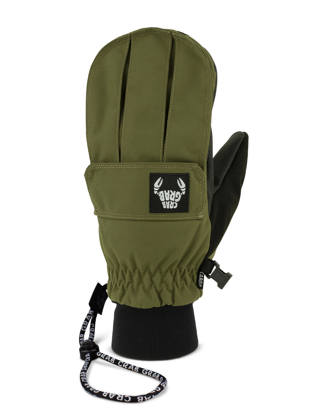 Crab Grab Cargo Mittens Olive