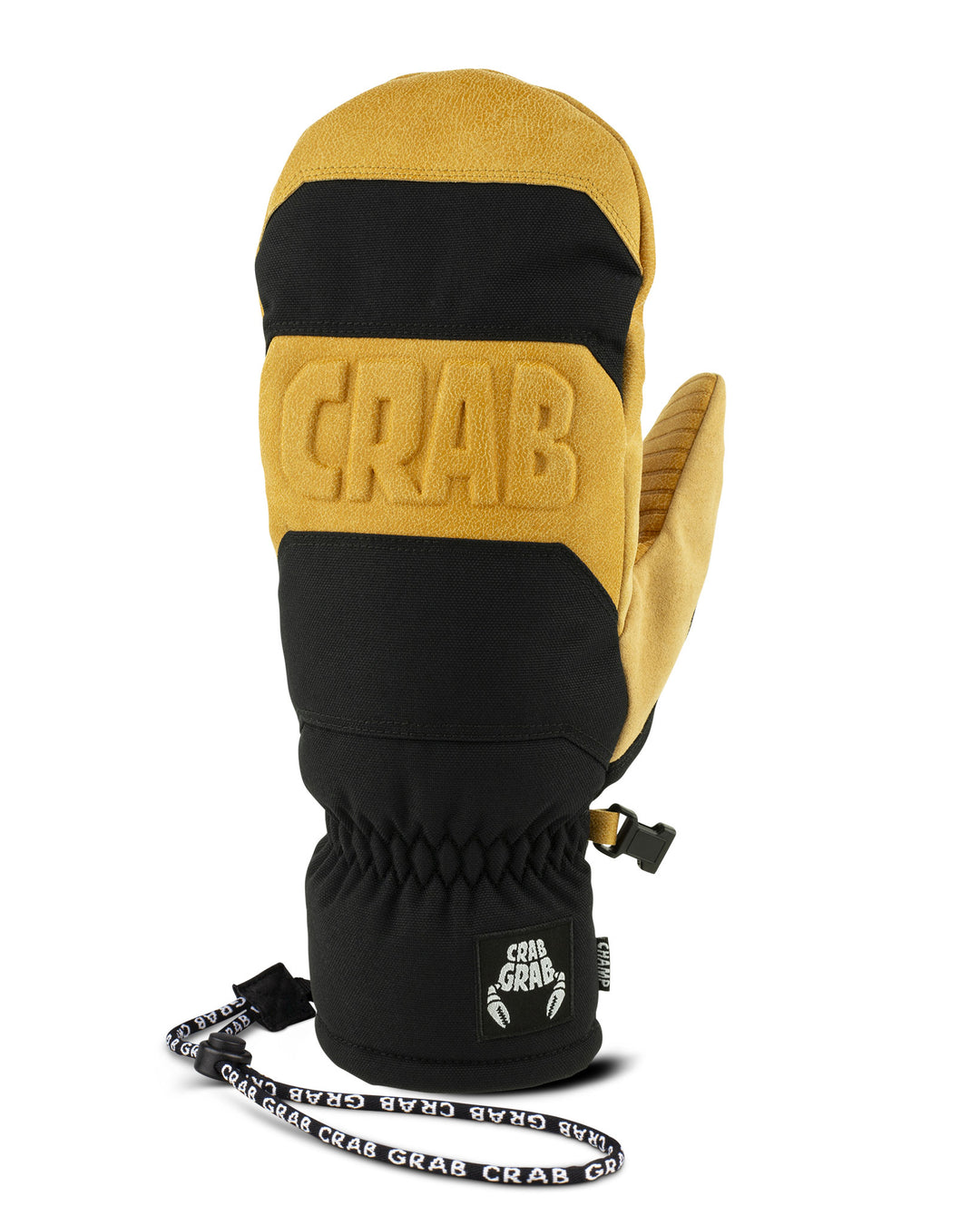 Crab Grab Champ Mittens Black and Tan