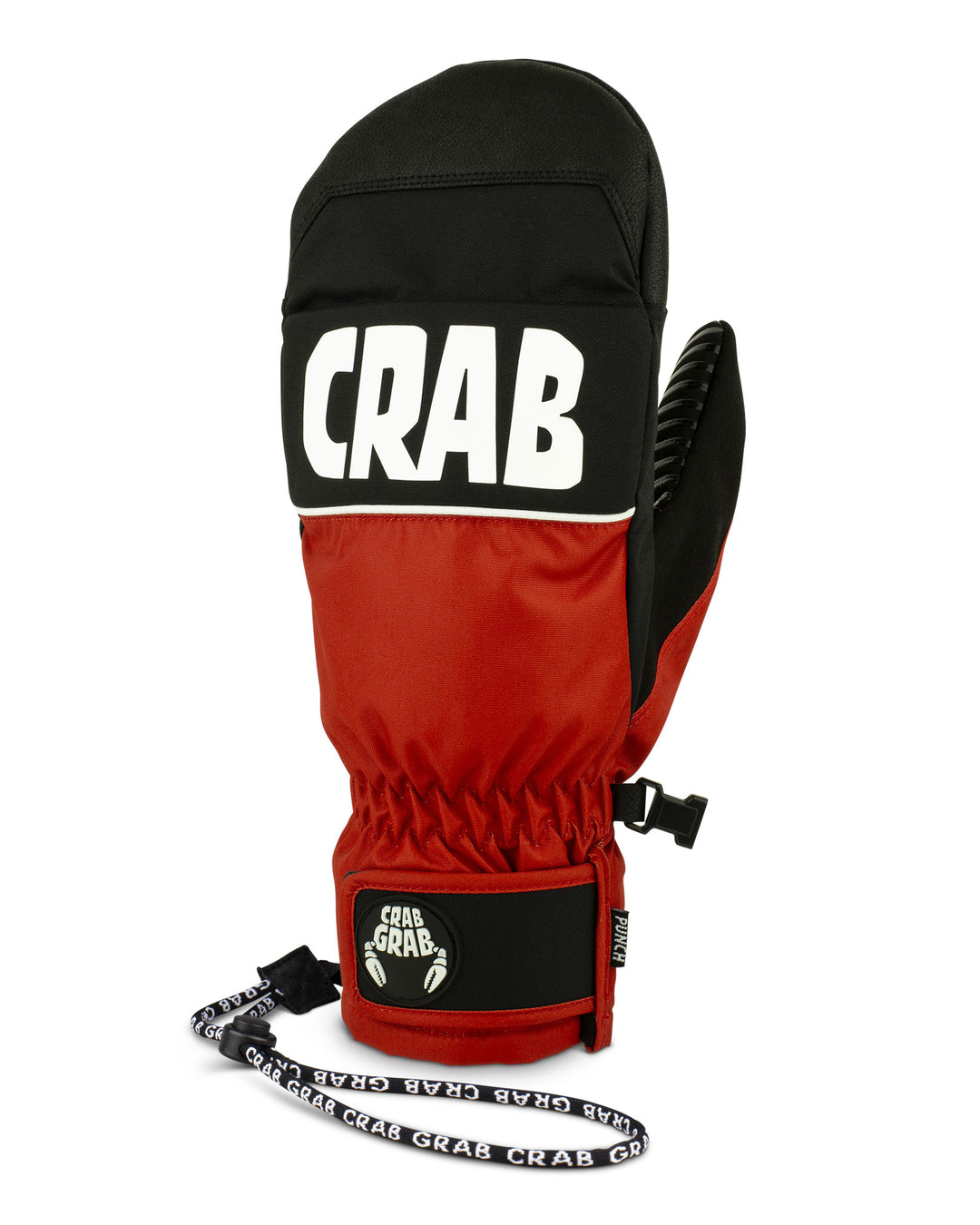 Crab Grab Punch Mittens Original Red