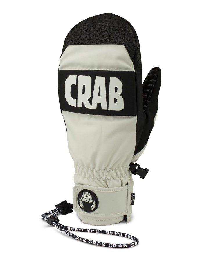 Crab Grab Punch Mittens Off White