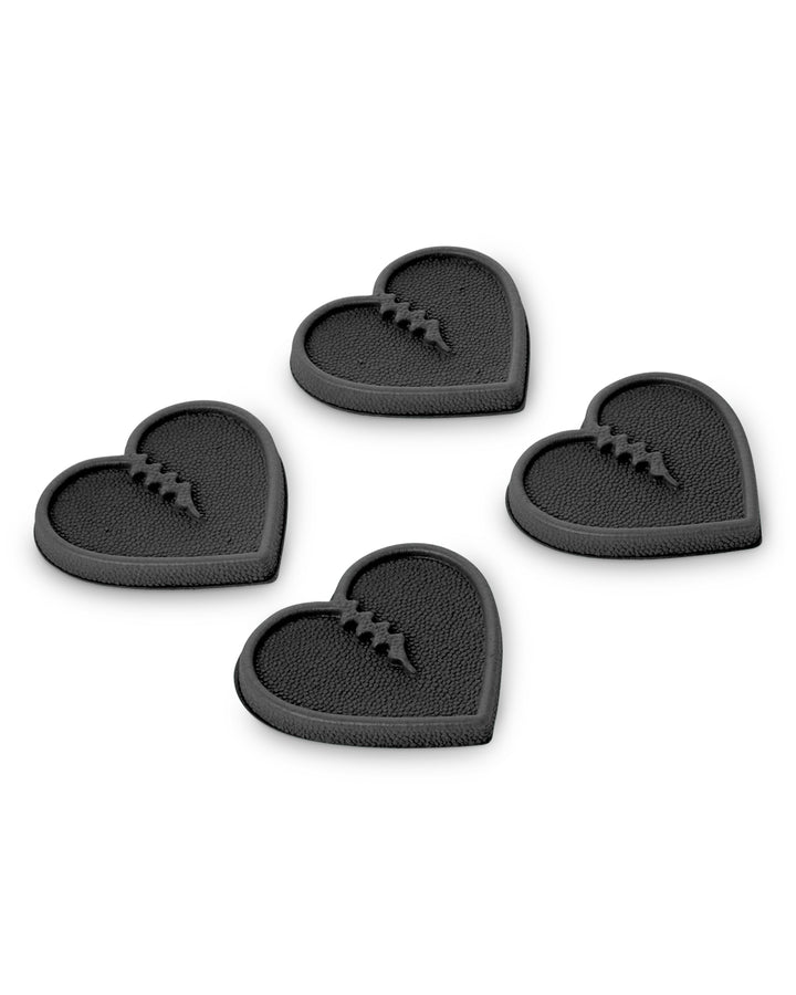 Crab Grab Mini Hearts Black