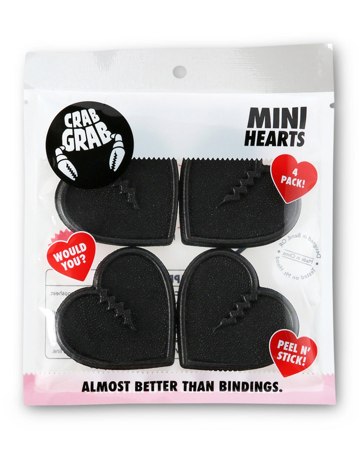 Crab Grab Mini Hearts Black