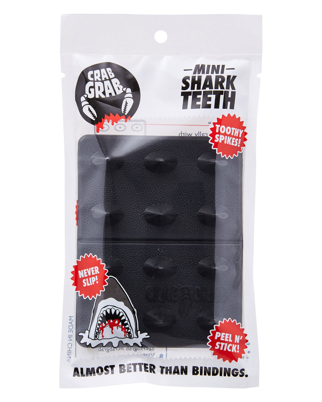 Crab Grab Mini Shark Teeth Black