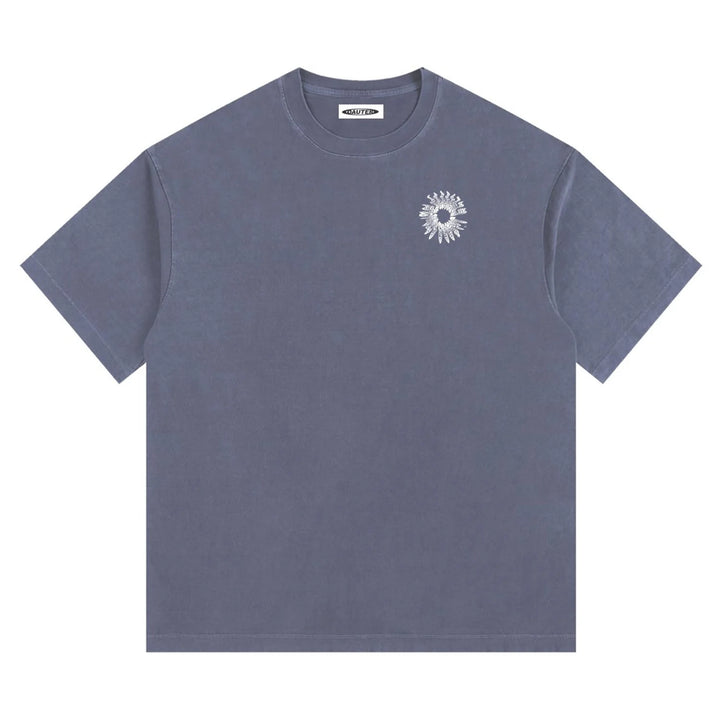 Dauter Sun Tee Washed Blue