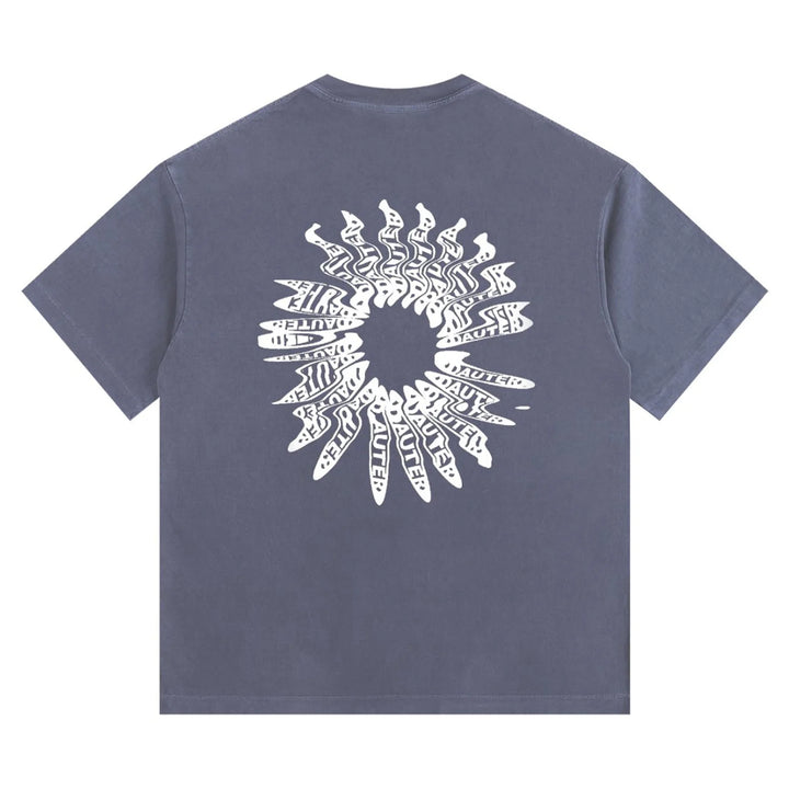 Dauter Sun Tee Washed Blue