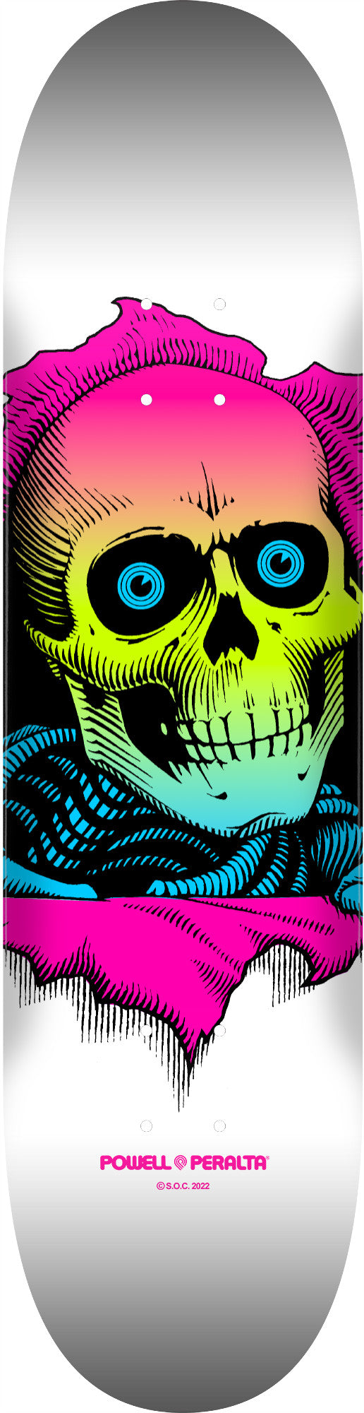 Powell Peralta Ripper Lime Fade/White Deck 8.5"