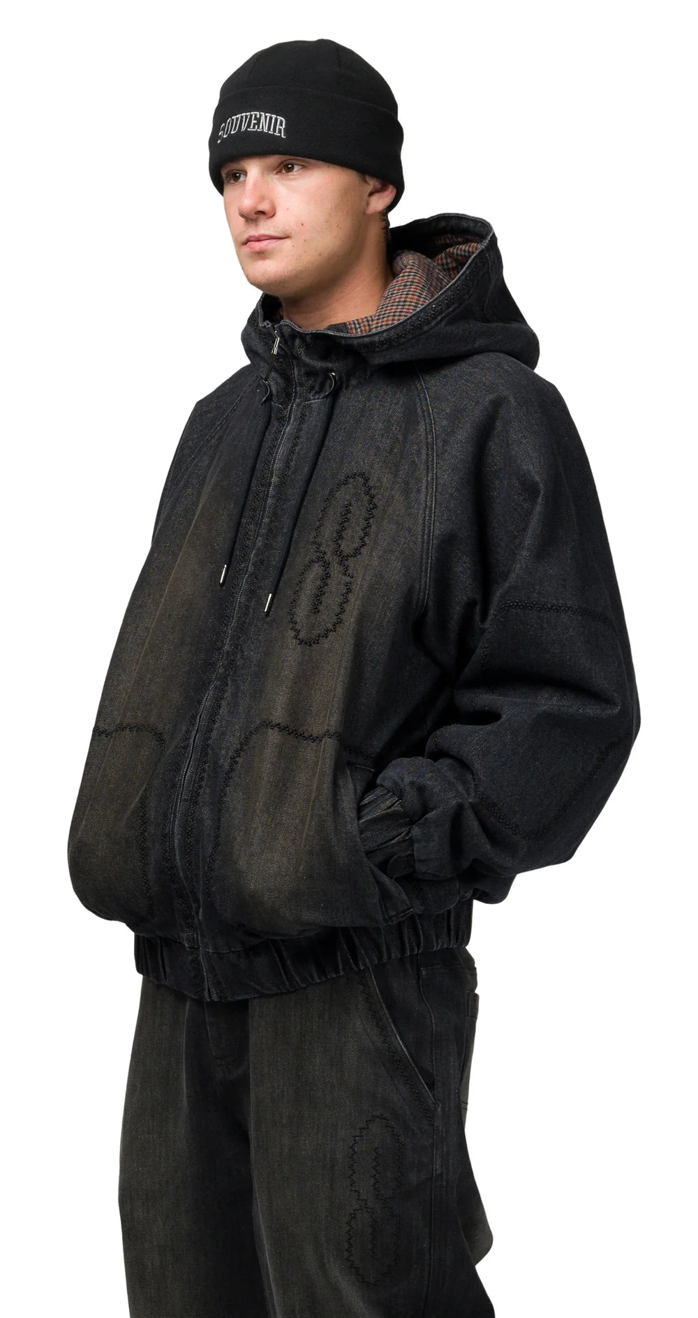 Souvenir Denim Bomber