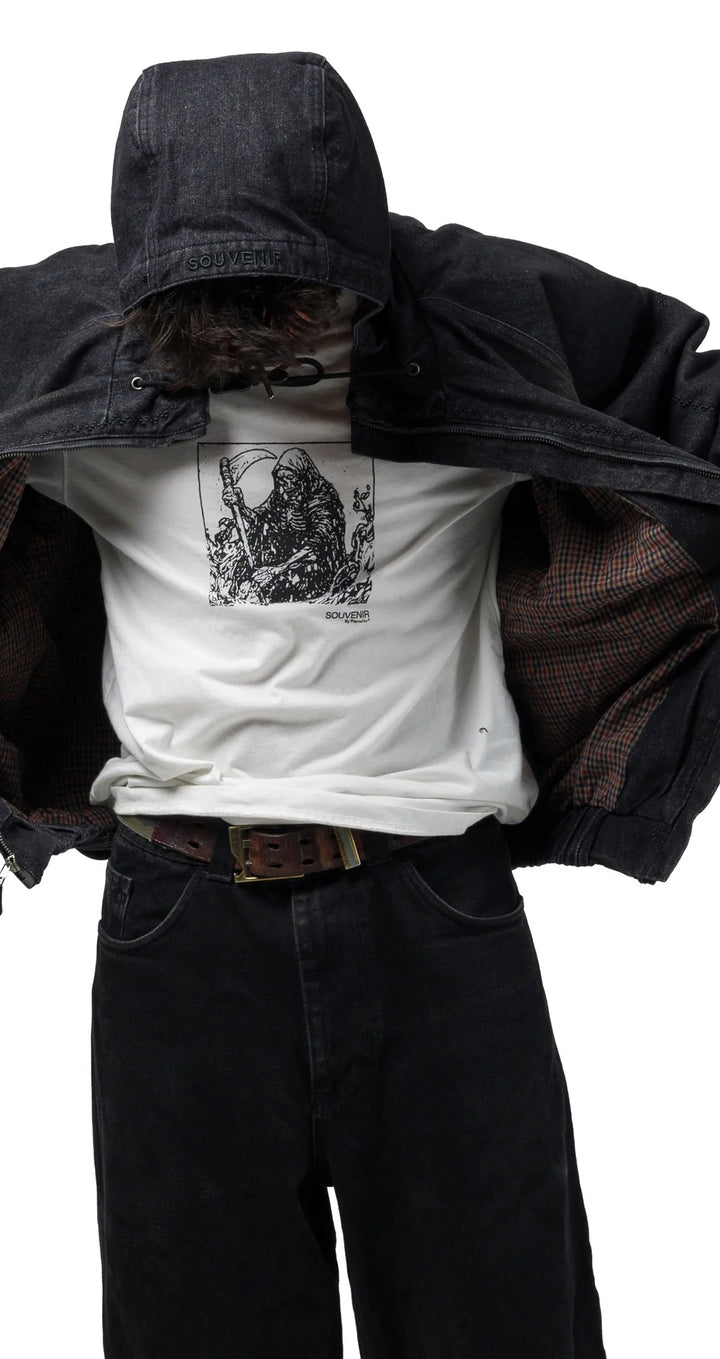 Souvenir Denim Bomber