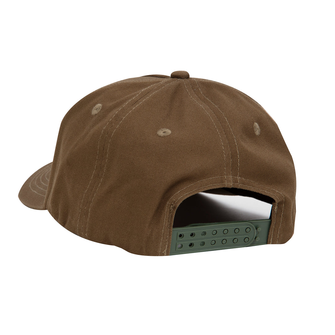 Frog Dino Logo 5 Panel Hat Olive