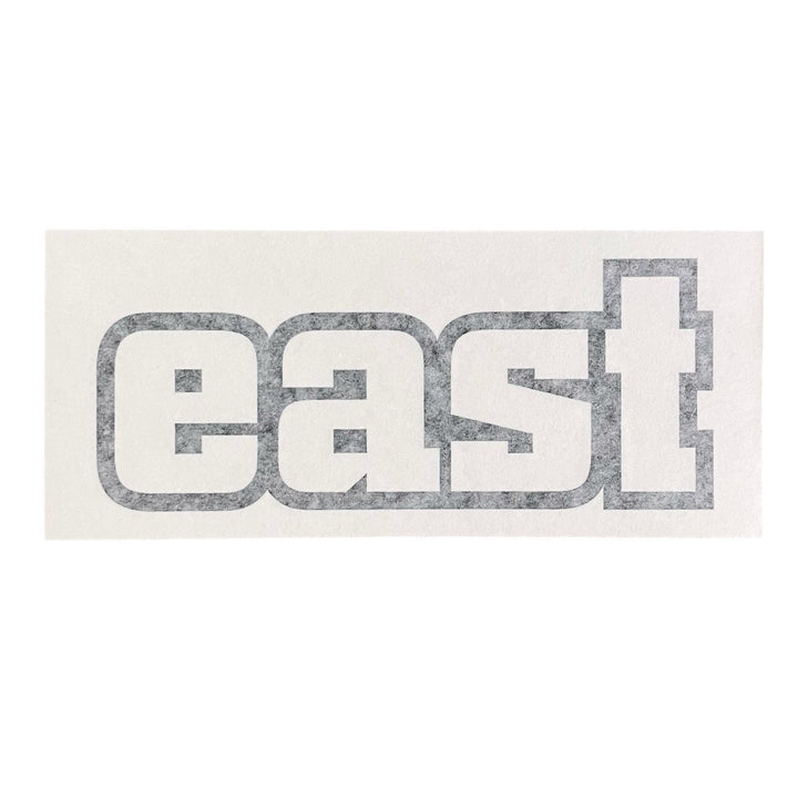 EasternBoarder East Die Cut Sticker 7" Wide