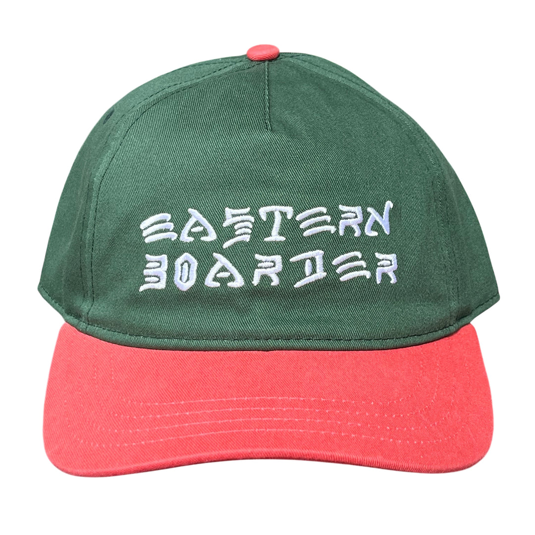 EasternBoarder Destroy Logo Hat Mango/Forest