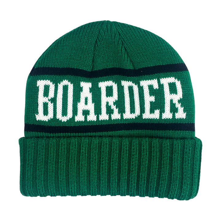 Eastern Boarder Jacquard Beanie Green