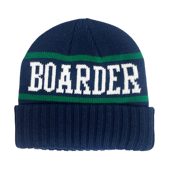 Eastern Boarder Jacquard Beanie Navy