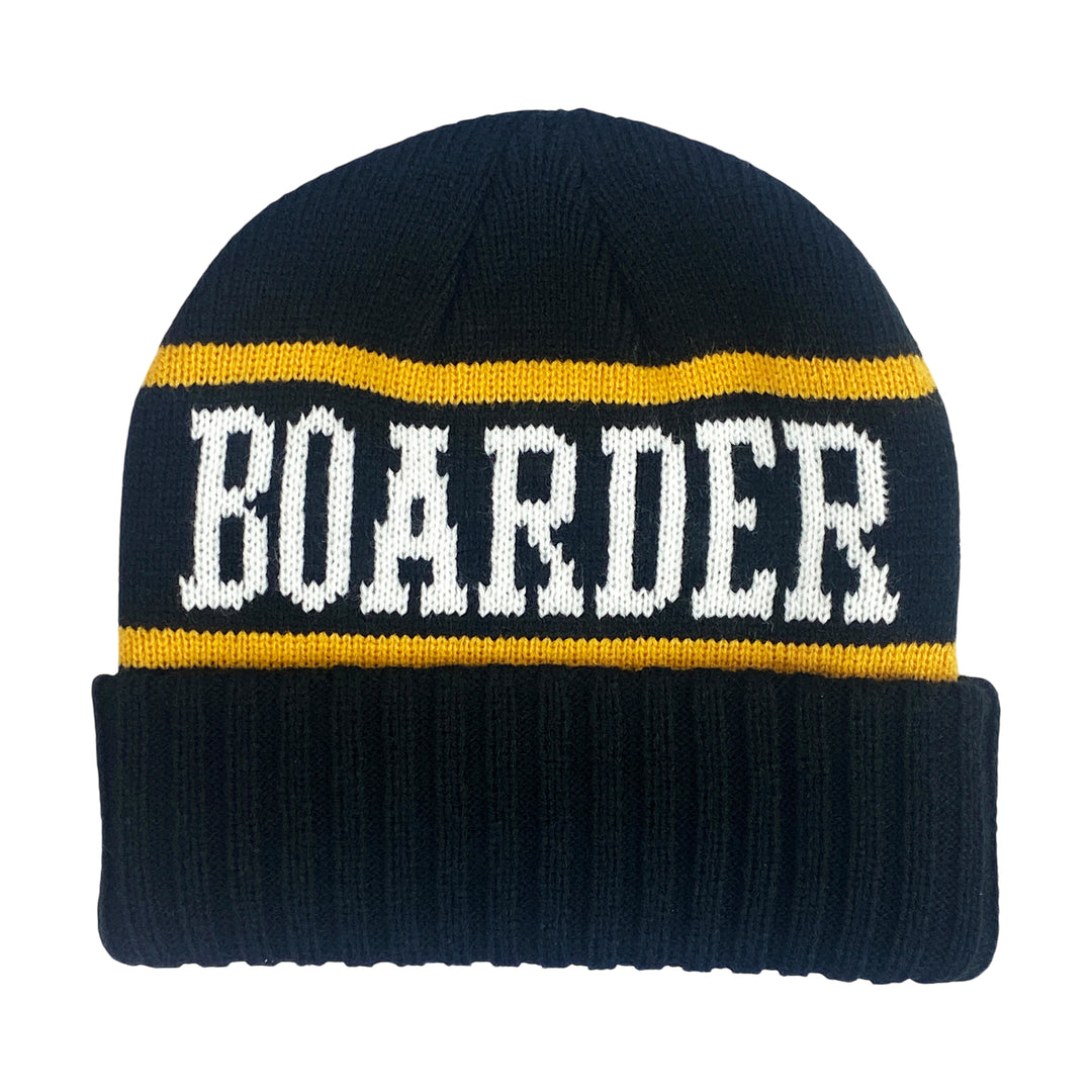 Eastern Boarder Jacquard Beanie Black