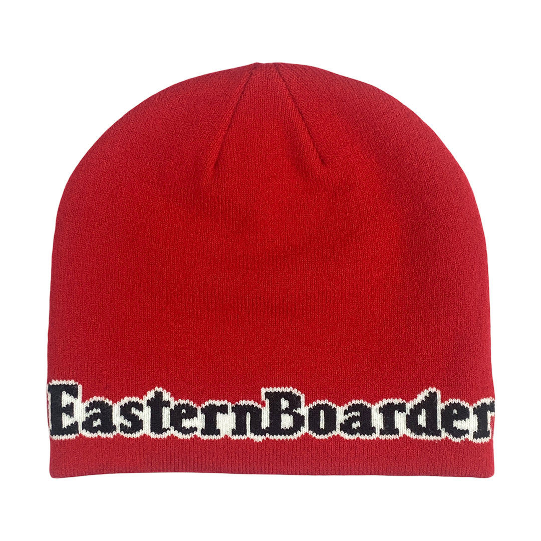 Eastern Boarder Bubble Logo Skully Beanie Scarlet