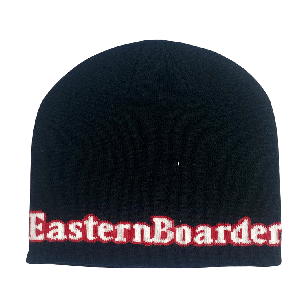 Eastern Boarder Bubble Logo Skully Beanie Black