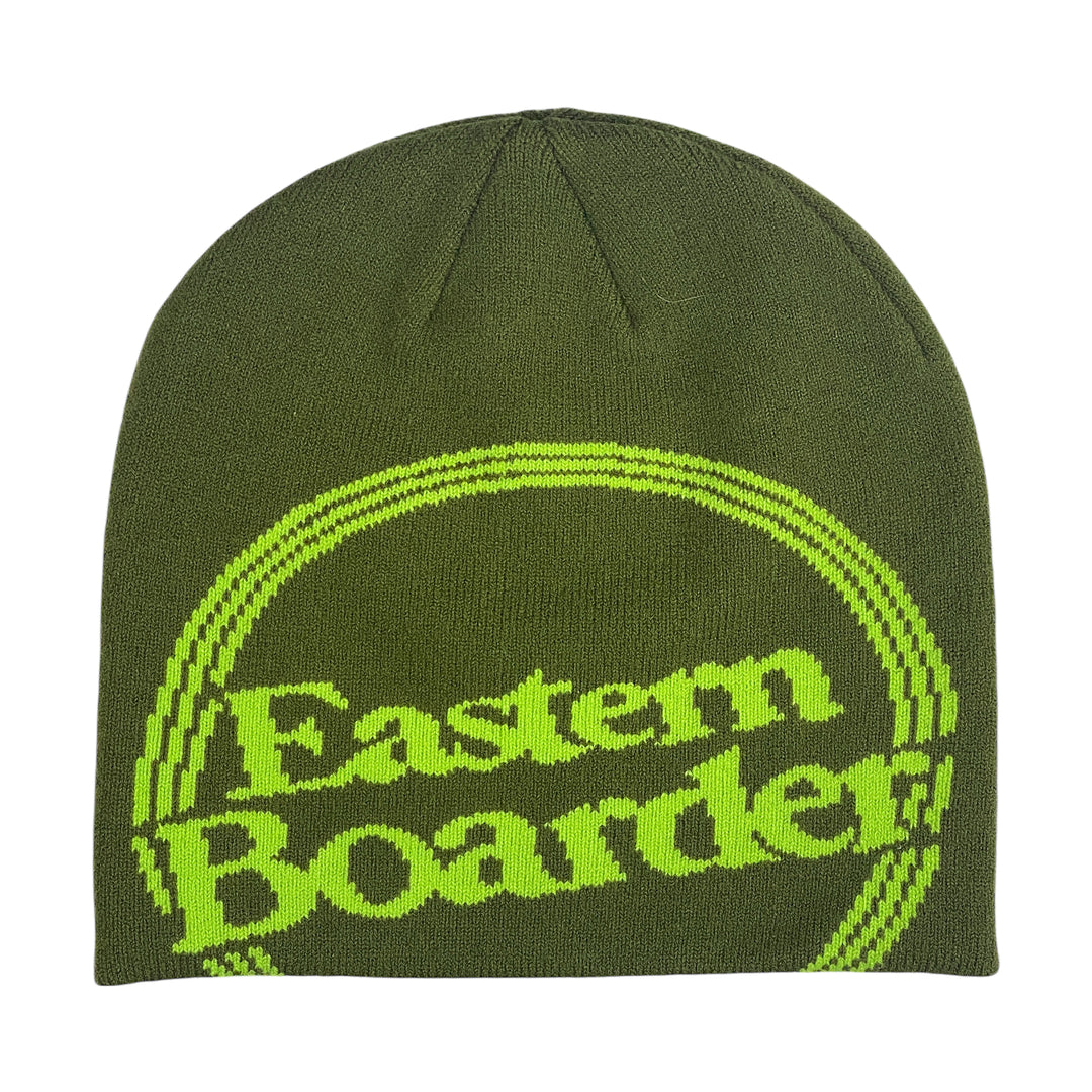 Eastern Boader Dot Logo Skully Beanie Olive/Lime