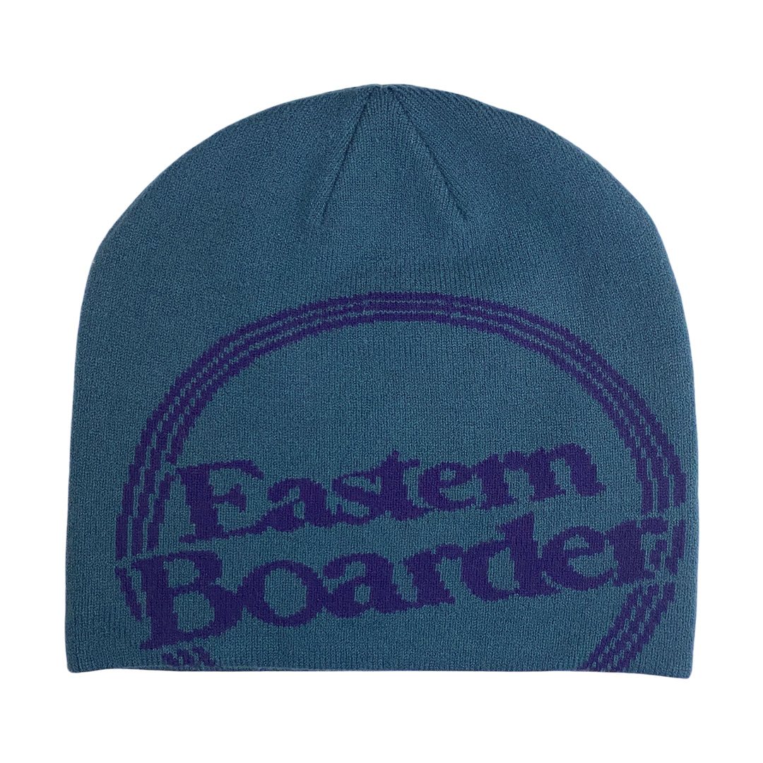 Eastern Boader Dot Logo Skully Beanie Slate/Purple