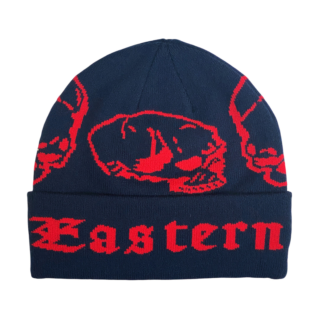 Eastern Boarder Skulls Beanie Twilight/Scarlet