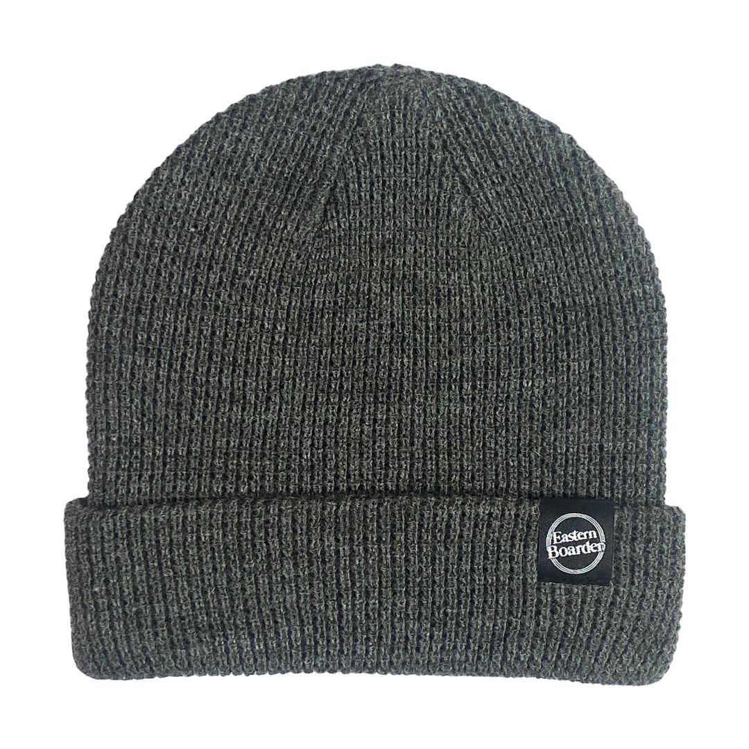 Eastern Boarder Dot Logo Waffle Knit Beanie