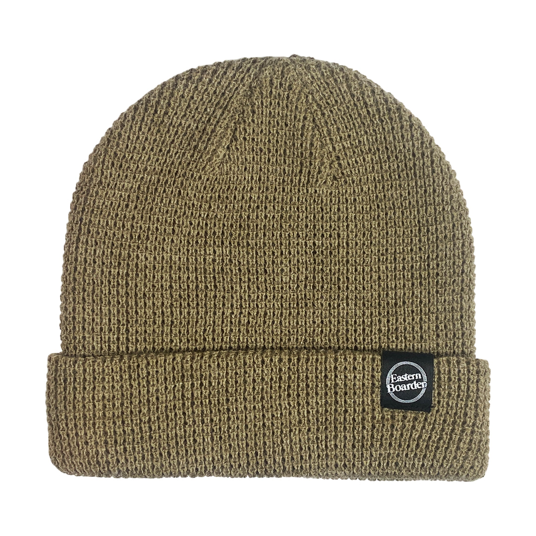 Eastern Boarder Dot Logo Waffle Knit Beanie