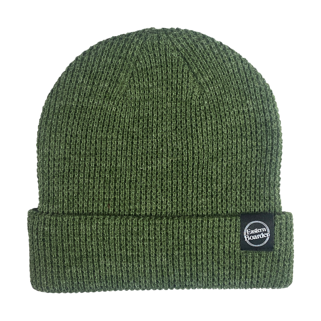 Eastern Boarder Dot Logo Waffle Knit Beanie