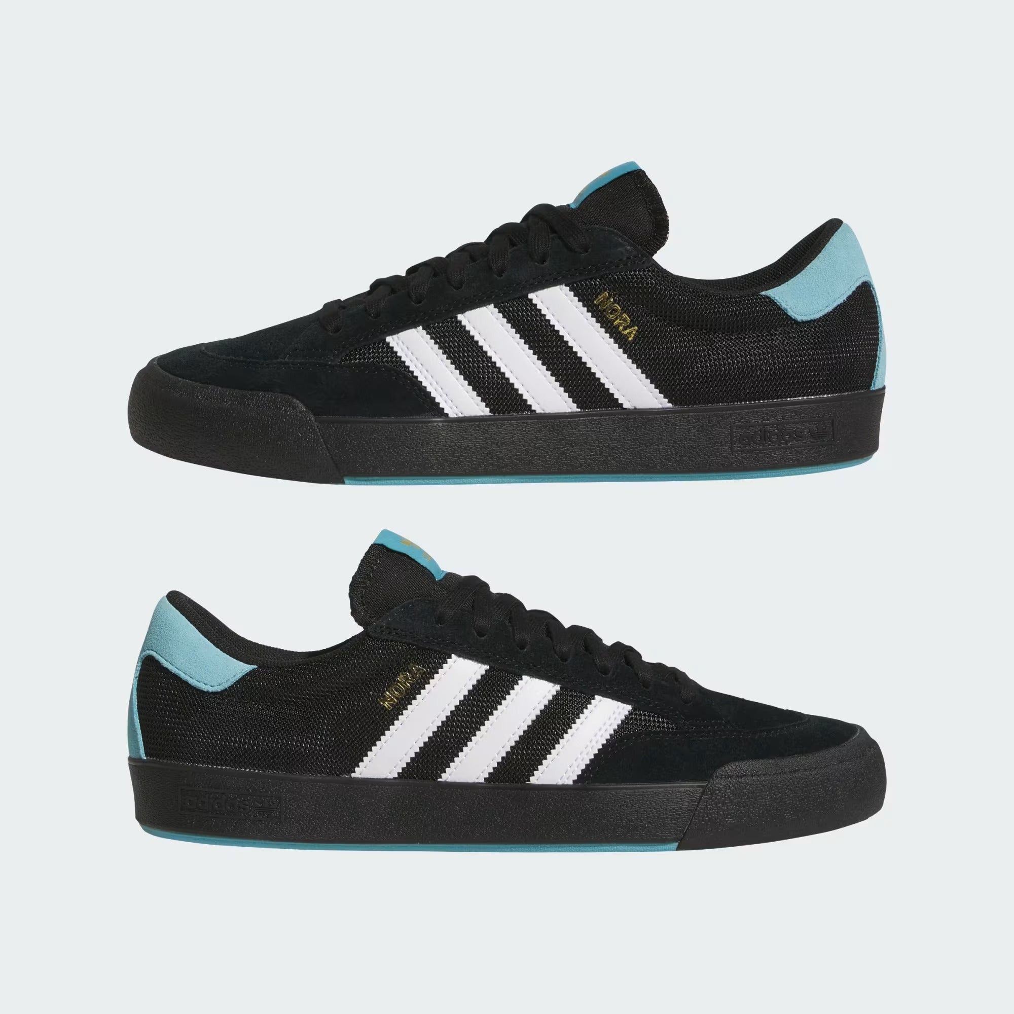 Adidas Nora Core Black/White/Golf Metallic – Eastern Boarder