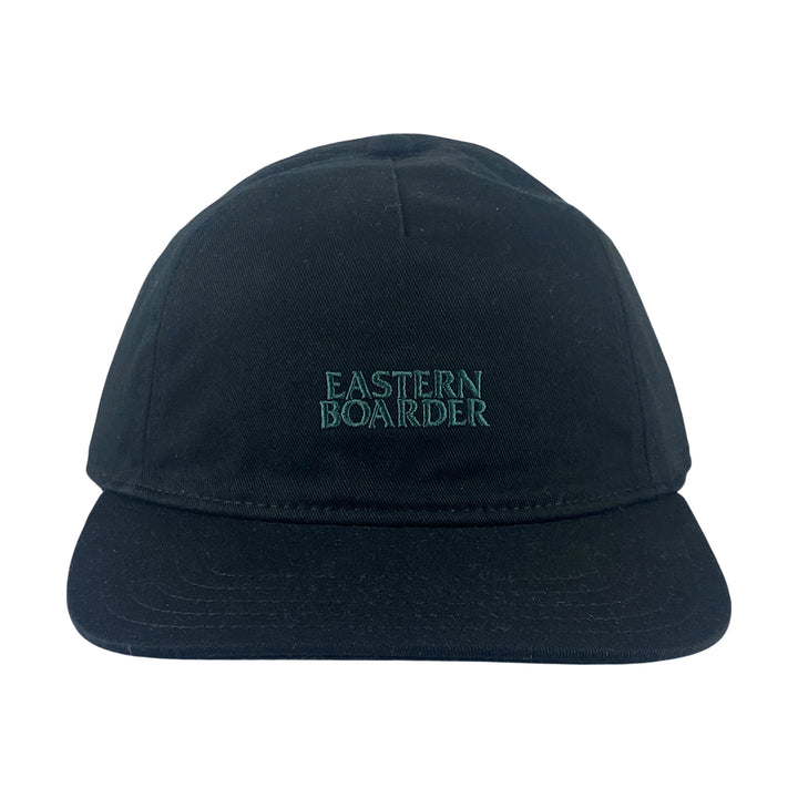 Eastern Boarder Stacked Logo Hat Black/Forest