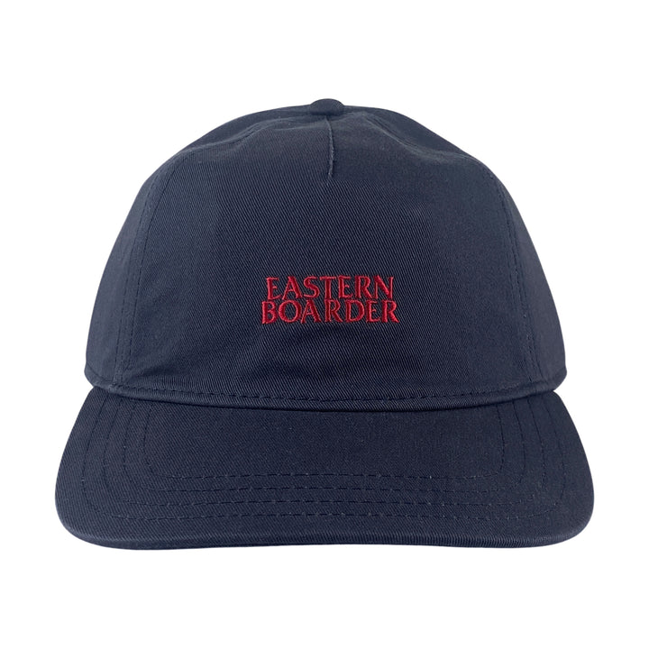 Eastern Boarder Stacked Logo Hat Navy/Scarlet