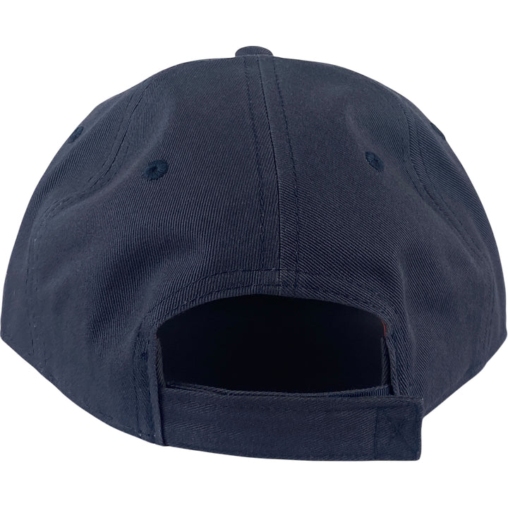 Eastern Boarder Stacked Logo Hat Navy/Scarlet