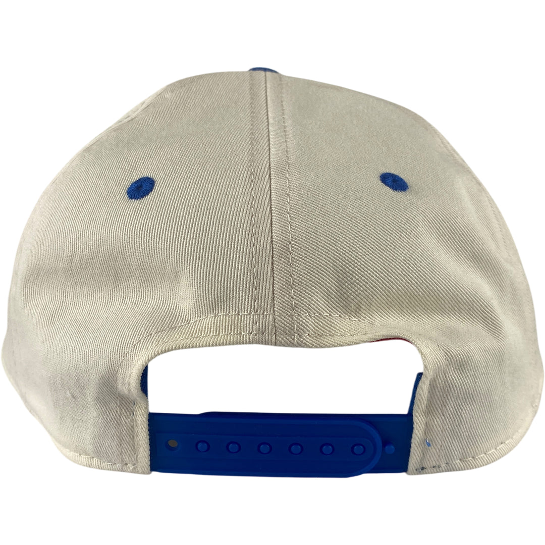Eastern Boarder Dot Logo Hat Cream/Royal/Red