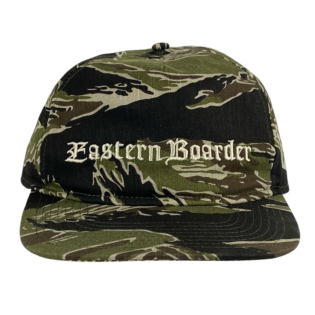 EasternBoarder Evil Strip Logo Hat Tiger Camo/Stone