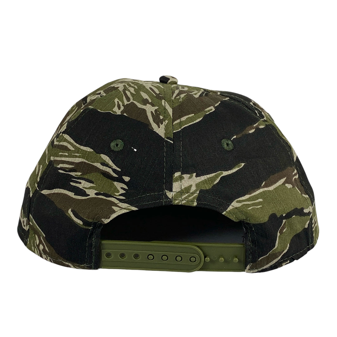 EasternBoarder Evil Strip Logo Hat Tiger Camo/Stone