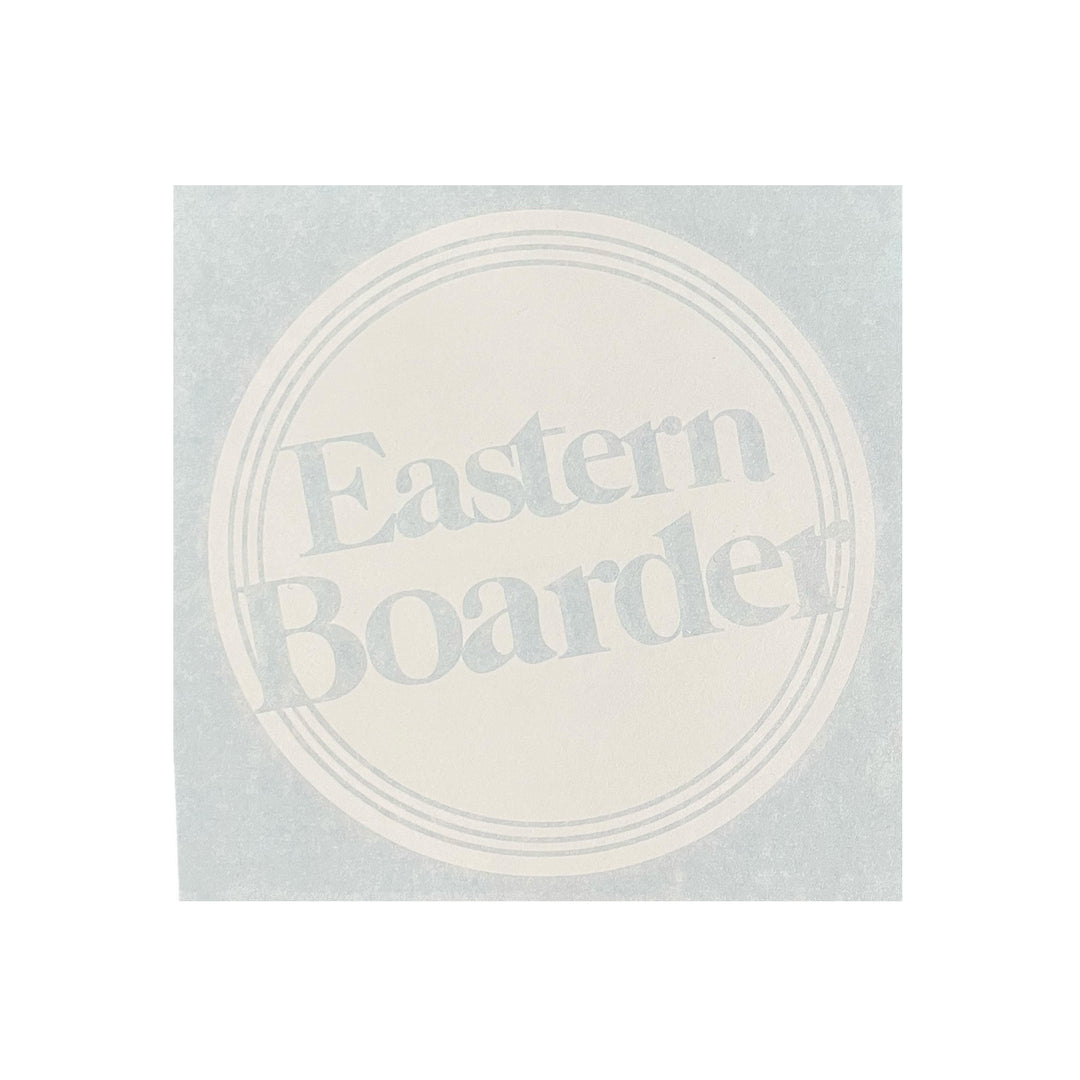 EasternBoarder Solid Dot Logo Die Cut Sticker 7" Wide