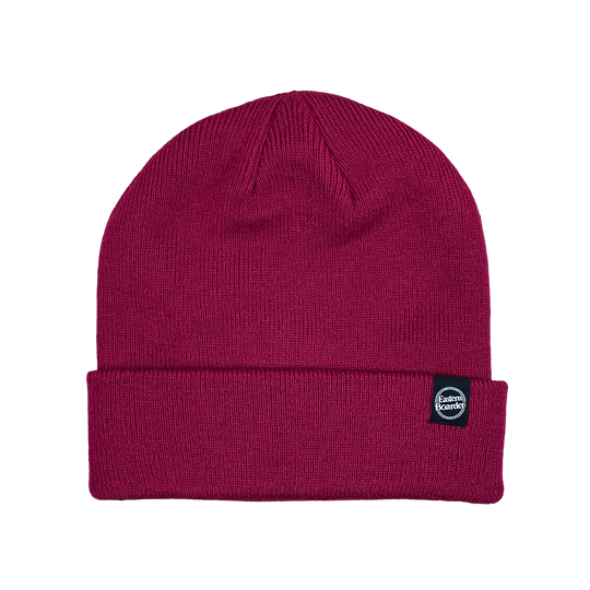 EasternBoarder Dot Logo Beanie Boysenberry Eastern Boarder