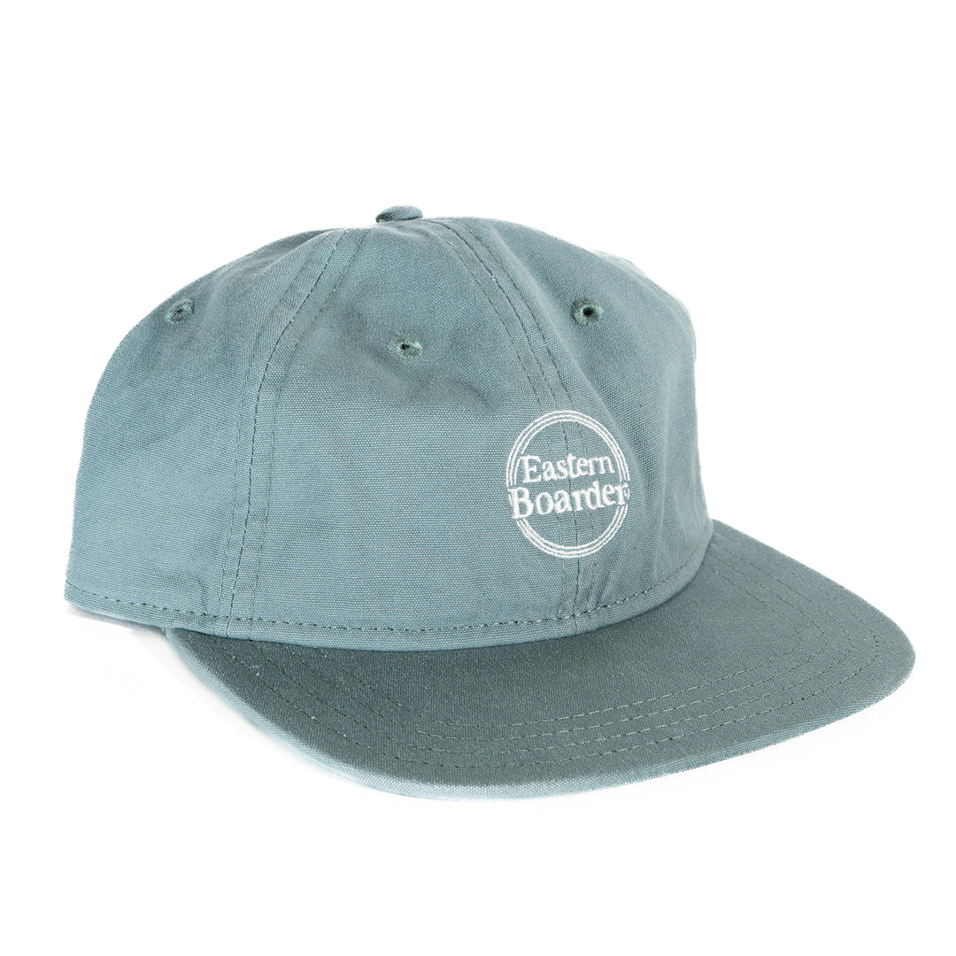 EasternBoarder Dot Logo Hat Washed Mineral Blue