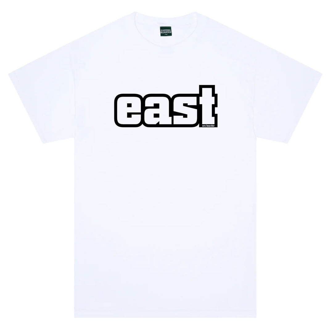 EasternBoarder East Logo Tee White