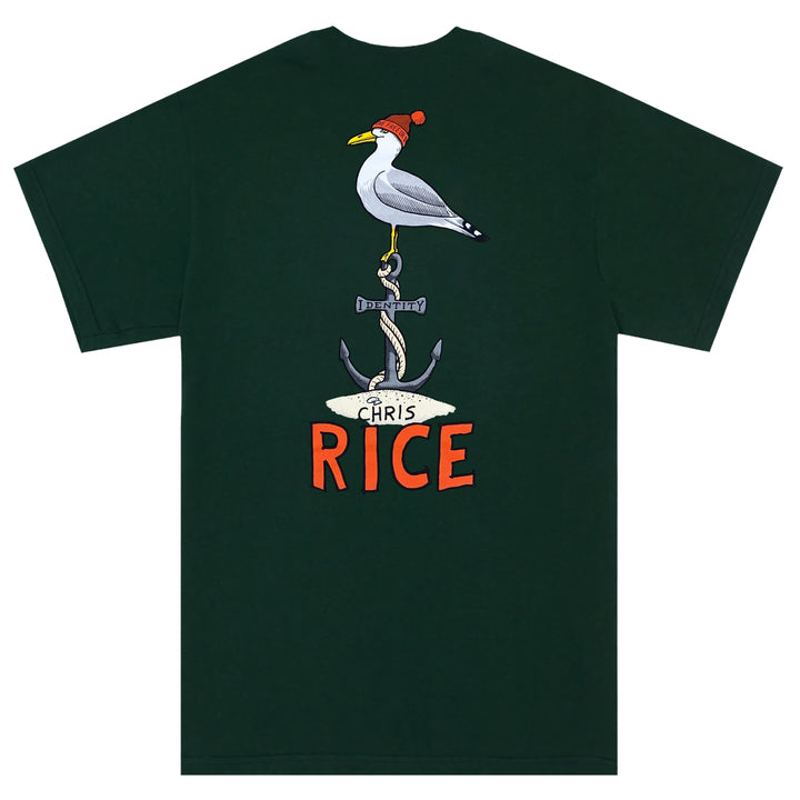 Anti-Hero Identity Anchor Chris Rice T-Shirt Forest