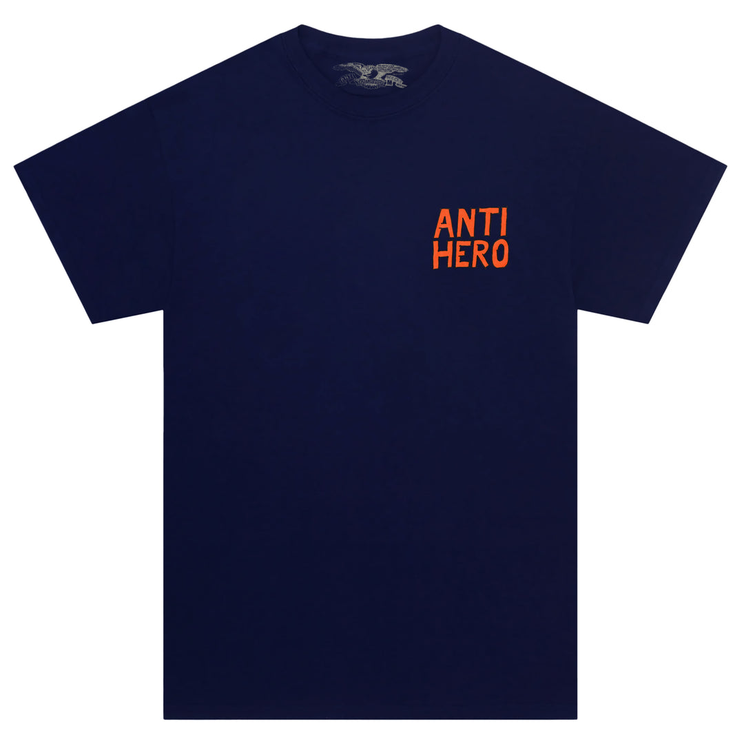 Anti-Hero Identity Anchor Chris Rice T-Shirt Navy