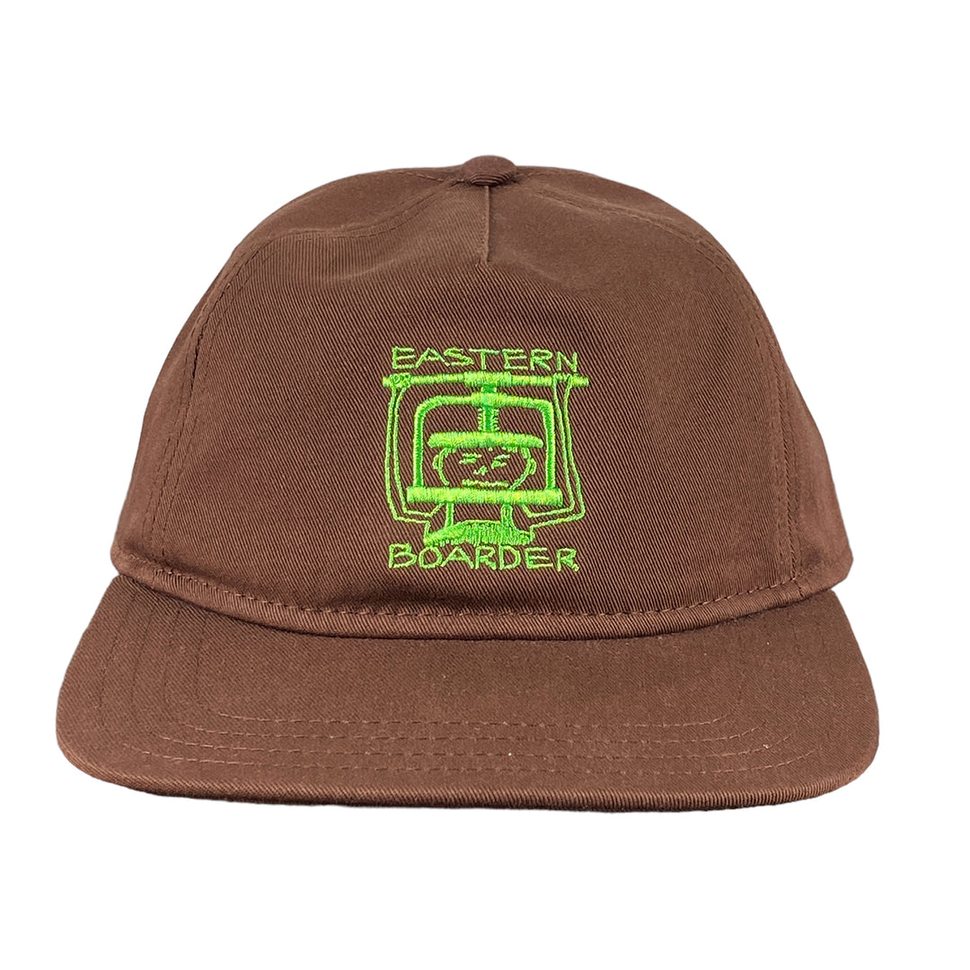 EasternBoarder Head In A Vice Hat Brown/Lime