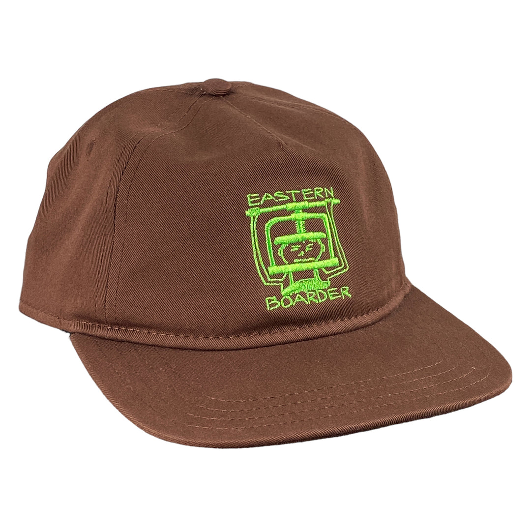 EasternBoarder Head In A Vice Hat Brown/Lime