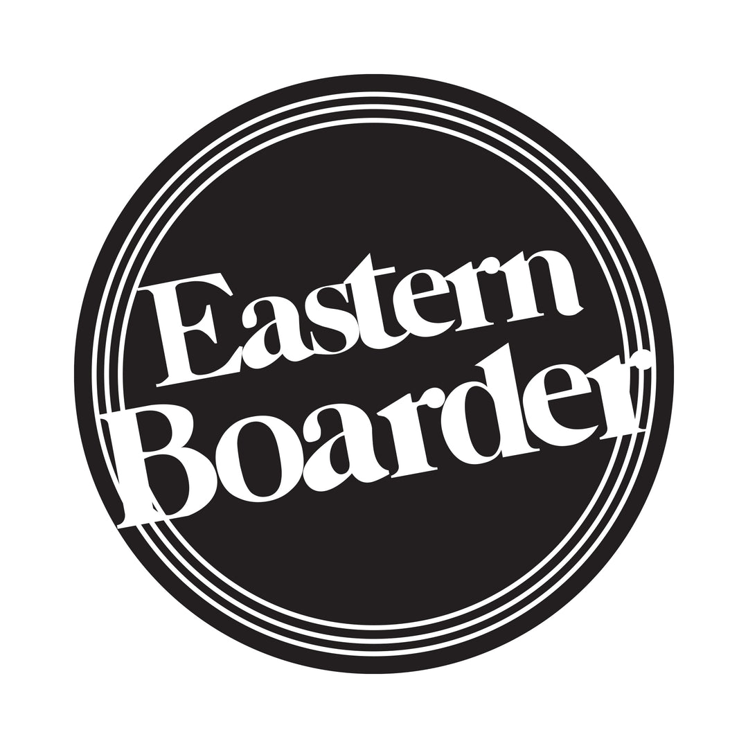 EasternBoarder Solid Dot Logo Die Cut Sticker 7" Wide