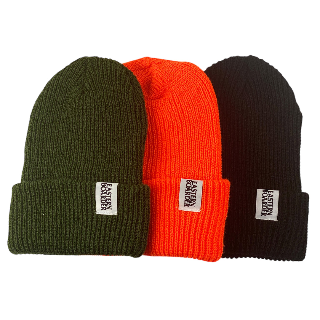 EasternBoarder Stacked Acrylic Fold Beanie
