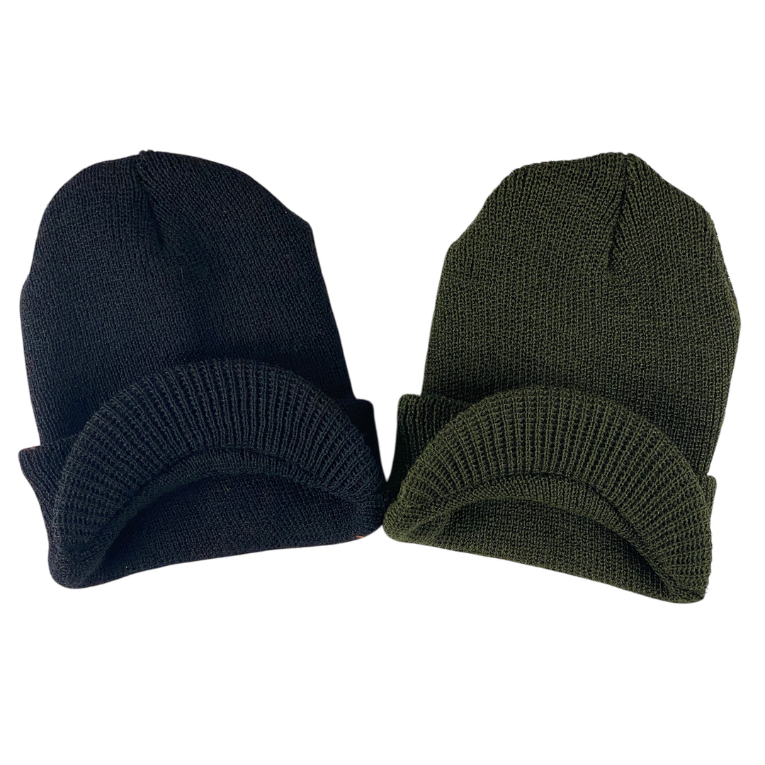 EasternBoarder Stacked Visor Beanie
