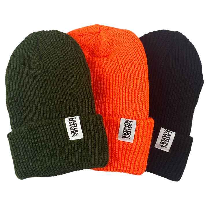 EasternBoarder Stacked Acrylic Fold Beanie
