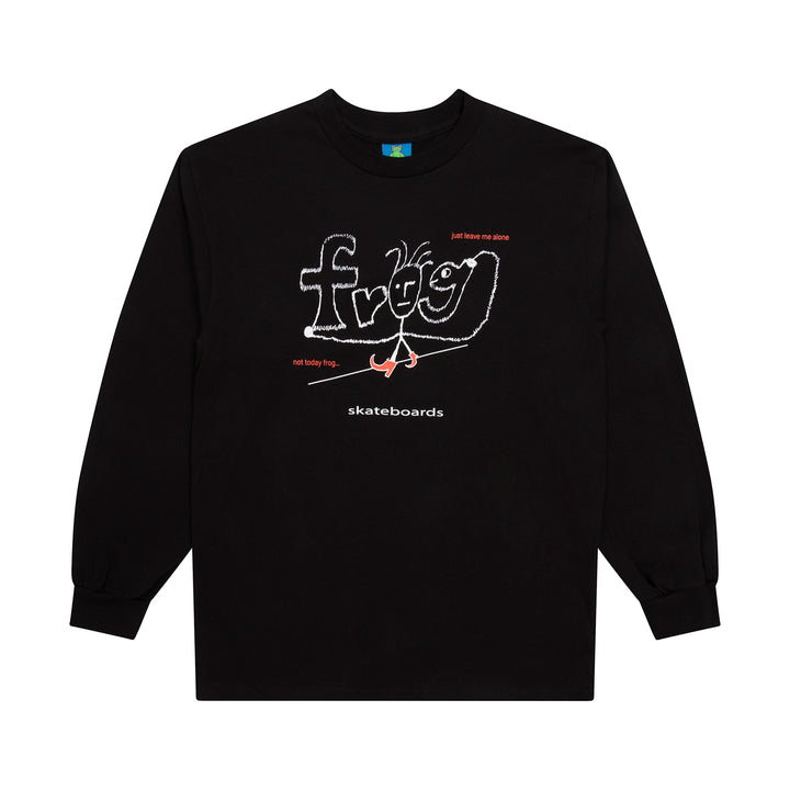 Frog Evil Frog Anxiety Long sleeve Tee Black