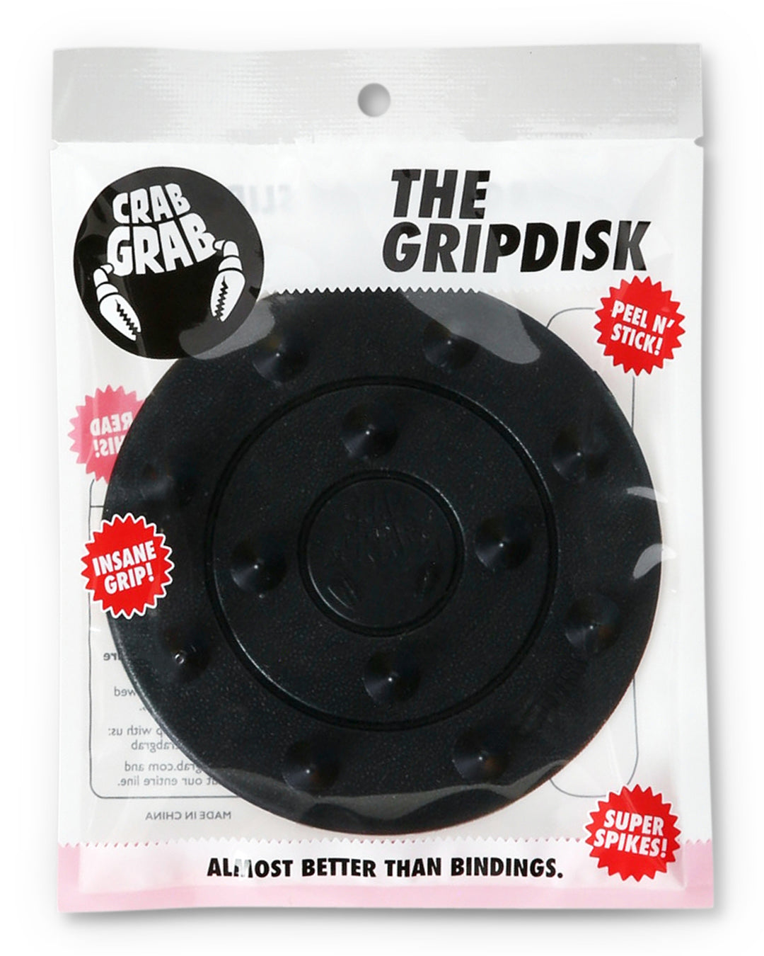 Crab Grab Grip Disk Stomp Pad Black