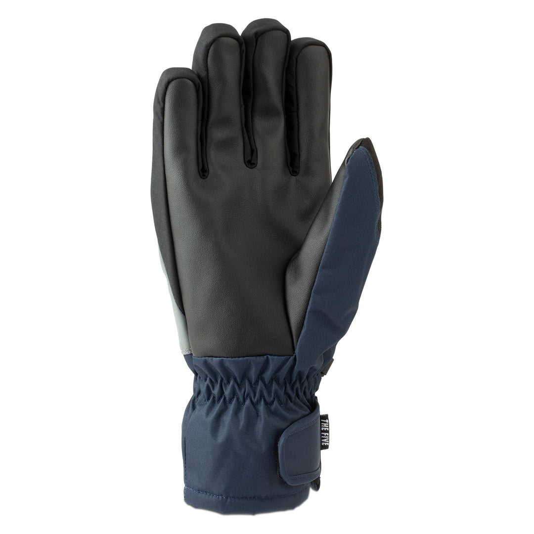 Crab Grab Five Glove Navy and Grey
